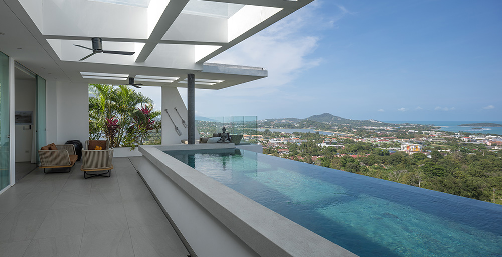 Golden Lotus - The Harmony Villa - Terrace and pool